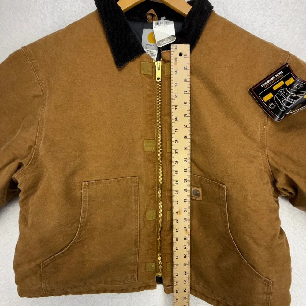 Carhartt Sandstone Jacket Arctic Quilt Lined Mens 2XL J22 BRN Brown NWT NOS